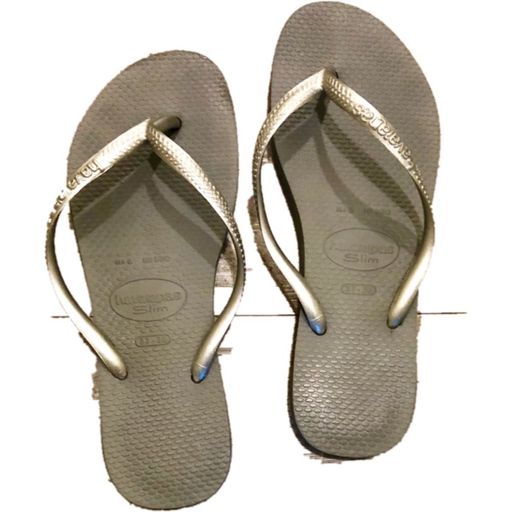 Havaianas Woneb's Slate w/ Silver Strap